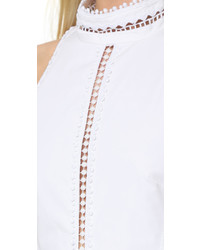 Белый топ без рукавов от JONATHAN SIMKHAI