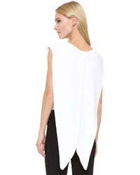 Белый топ без рукавов от Antonio Berardi