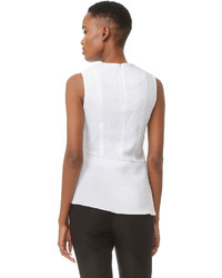 Белый топ без рукавов от Carven