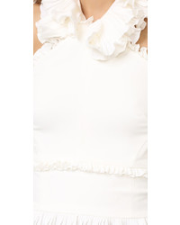 Белый топ без рукавов от Antonio Berardi