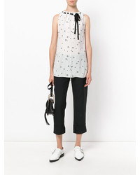 Белый топ без рукавов от Proenza Schouler