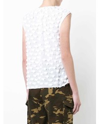 Белый топ без рукавов от Proenza Schouler