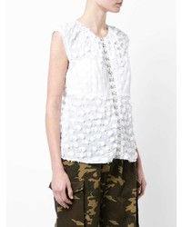 Белый топ без рукавов от Proenza Schouler