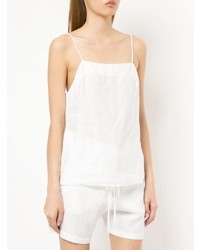 Белый топ без рукавов от Matin