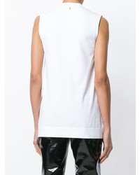 Белый топ без рукавов от Dondup