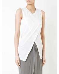 Белый топ без рукавов от Forme D'expression