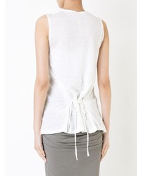 Белый топ без рукавов от Forme D'expression