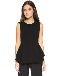 Белый топ с баской от Theory