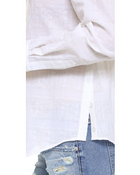 Белый топ с открытыми плечами от Rag & Bone