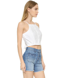 Белый укороченный топ от J.o.a.