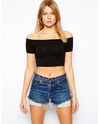 Белый укороченный топ от Asos