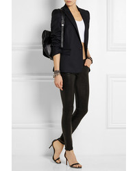 Белый укороченный топ от Helmut Lang