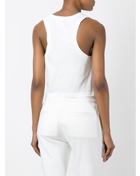 Белый укороченный топ от Ck Jeans