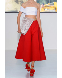 Белый укороченный топ от DELPOZO