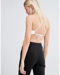 Белый укороченный топ от Vero Moda