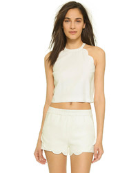 Белый укороченный топ от A.L.C.