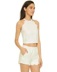 Белый укороченный топ от A.L.C.