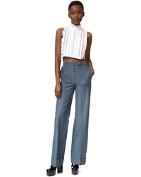 Белый укороченный топ от Marissa Webb