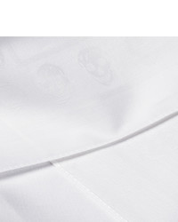 Белый хлопковый нагрудный платок от Alexander McQueen