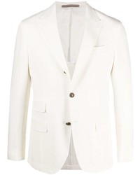 Мужской белый хлопковый пиджак от Eleventy