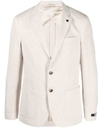 Мужской белый хлопковый пиджак от Karl Lagerfeld