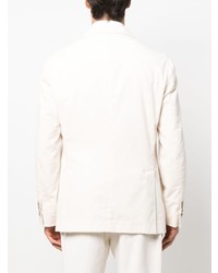 Мужской белый хлопковый пиджак от Brunello Cucinelli