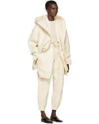Женский белый хлопковый пиджак от LAUREN MANOOGIAN