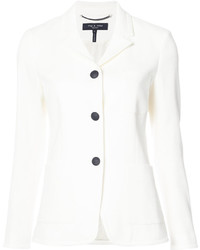Женский белый хлопковый пиджак от Rag & Bone