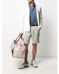 Мужской белый хлопковый пиджак от Roberto Collina