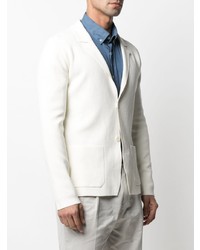 Мужской белый хлопковый пиджак от Roberto Collina