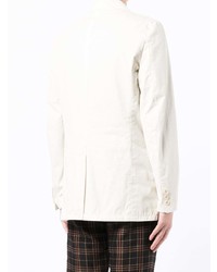 Мужской белый хлопковый пиджак от Aspesi