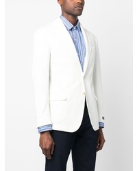 Мужской белый хлопковый пиджак от Polo Ralph Lauren