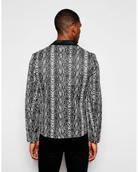 Мужской белый хлопковый пиджак от Reclaimed Vintage