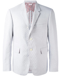 Мужской белый хлопковый пиджак от Thom Browne