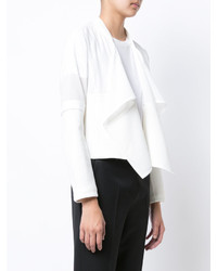 Женский белый хлопковый пиджак от Akris Punto