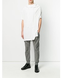 Мужской белый худи с коротким рукавом от Lost & Found Ria Dunn