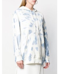 Женский белый худи с принтом тай-дай от Stella McCartney