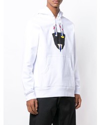Мужской белый худи с принтом от Diesel Black Gold