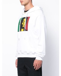 Мужской белый худи с принтом от Mostly Heard Rarely Seen 8-Bit