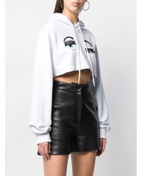 Женский белый худи с принтом от Chiara Ferragni