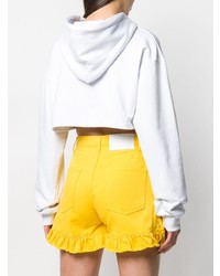 Женский белый худи с принтом от Chiara Ferragni