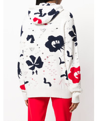 Женский белый худи с принтом от Barrie