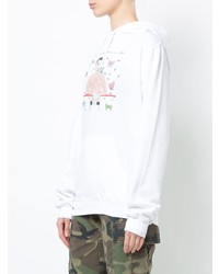 Женский белый худи с принтом от Unfortunate Portrait