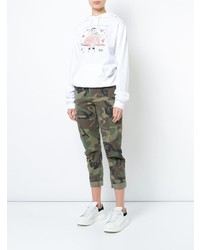 Женский белый худи с принтом от Unfortunate Portrait