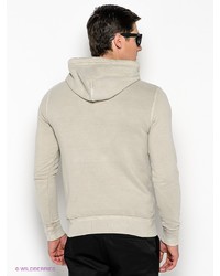 Мужской белый худи с принтом от Fred Mello