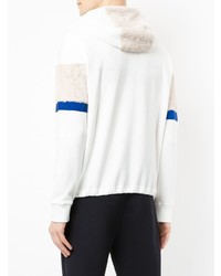 Мужской белый худи с принтом от Education From Youngmachines