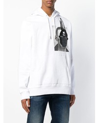 Мужской белый худи с принтом от Diesel Black Gold