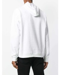 Мужской белый худи с принтом от Calvin Klein Jeans