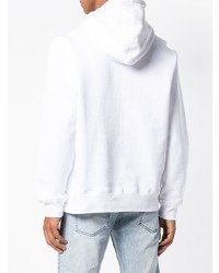 Мужской белый худи с принтом от Paterson.