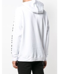 Мужской белый худи с принтом от MSGM